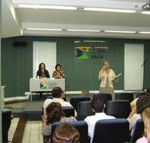 Gestores da assistência social se reúnem para discutir normas básicas de recursos humanos para o SUAS - Fotos: Ascom/Semasc