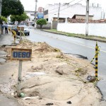 PMA cobra novamente providências em mais uma obra inacabada da Deso - Fotos: Wellington Barreto