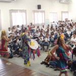 Grupo de teatro da SMTT vai à escola  - Fotos: Lindivaldo Ribeiro