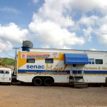 Carretaescola do Senac está no Santa Maria oferecendo cursos gratuitos da Fundat  - Fotos: Wellington Barreto
