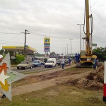 224 estacas já foram executadas na obra do viaduto do DIA - Fotos: Meme Rocha