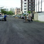 Emurb faz o recapeamento asfáltico da rua Franklin Campos Sobral - Fotos: Meme Rocha