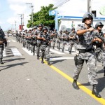 Desfile Militar atrai população logo cedo - Fotos: Wellington Barreto