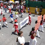 Jogos modernos compuseram a segunda parte do desfile cívico da rede municipal - Fotos: Lúcio Telles