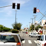 SMTT implanta semáforo inteligente na avenida Beira Mar  - Fotos: Wellington Barreto