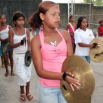 Instrumentos compondo sonhos: banda da Laonte Gama gera oportunidades para jovens do Santa Maria     - Fotos: Márcio Garcez