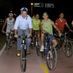 Ciclistas ganham mais 3 km de ciclovia na avenida Heráclito Rollemberg - Fotos: Lúcio Telles