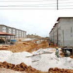 Obras do residencial Rio Poxim estão em andamento - Fotos: Wellington Barreto