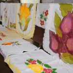 Aprendizado em curso de pintura oferecido pela Fundat será fonte de renda no conjunto Dom Pedro - Fotos: Silvio Rocha