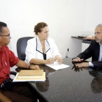 Edvaldo Nogueira visita nova prefeita de Laranjeiras - Fotos: Lúcio Telles