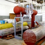 Nova carreta traz telhas para Unidade de Processamento de Pesca - Fotos: Wellington Barreto