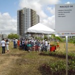 Crianças fazem a festa durante o reflorestamento do Parque Augusto Franco - Fotos: Ascom/Emsurb