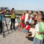 Crianças do OP Mirim se reúnem para gravação das eleições  - Fotos: Silvio Rocha