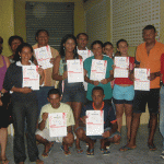 Barraqueiros da Orla da Praia de Atalaia são capacitados em curso da Fundat - Fotos: Ascom/Fundat
