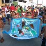 Alunos da rede municipal ainda comemoram o mês da Independência - Fotos: Walter Martins