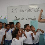 Escola municipal comemora o Dia do Surdo - Fotos: Walter Martins