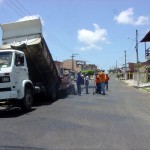 Emurb está concluindo o recapeamento asfáltico da rua Rio Grande do Sul - Fotos: Meme Rocha
