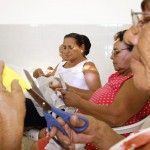 USF Francisco Fonseca desenvolve trabalho artesanal com mães do Grupo Viver Melhor - Fotos: Silvio Rocha