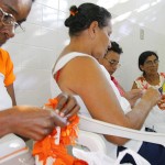 USF Francisco Fonseca desenvolve trabalho artesanal com mães do Grupo Viver Melhor - Fotos: Silvio Rocha