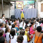 Escola de Educação Infantil recebe a visita do teatro de bonecos - Fotos: Wellington Barreto