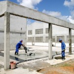 Obras do Centro Educacional Vitória de Santa Maria estão em andamento  - Fotos: Wellington Barreto