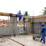 PMA adianta mais uma etapa nas obras da Escola Municipal da Coroa do Meio - Fotos: Lúcio Telles