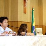 viceprefeita e vereadores mirins visitam Câmara Municipal - Fotos: Wellington Barreto
