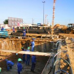 Obras do viaduto do DIA avançam nas etapas de sustentação - Fotos: Silvio Rocha