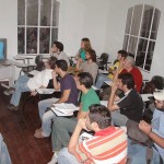 Alunos do Núcleo de Produção Digital estão satisfeitos com a primeira semana de aula - Foto: Silvio Rocha