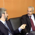 Prefeito de Aracaju e presidente do BNDES discutem a liberação de financiamentos para a cidade - Fotos: Lúcio Telles