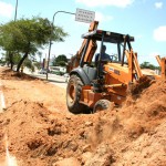 Prefeitura constrói mais uma ciclovia - Fotos: Lindivaldo Ribeiro