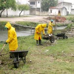 Emsurb atende comunidades que foram afetadas com a intensa chuva - Fotos: Wellington Barreto