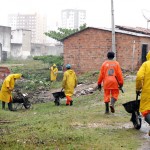 Emsurb atende comunidades que foram afetadas com a intensa chuva - Fotos: Wellington Barreto