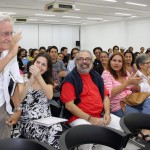 A arte de fazer “cinema” foi tema de mesa redonda realizada ontem pelo NPD - Fotos: Márcio Garcez