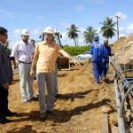 Prefeito visita obras do viaduto do DIA com a imprensa  - Fotos: Lúcio Telles