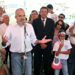 Prefeito homenageia centenário de Acrísio Cruz com busto de bronze - Fotos: Márcio Garcez