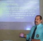 Adolescentes atendidos pela Semasc participam de palestra sobre drogas - Fotos: Ascom/Semasc