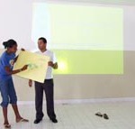 Semasc realiza palestra para adolescentes inseridos no projeto Criança Cidadã - Fotos: Ascom/Semasc