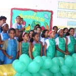 Alunos da EMEF. Maria Glória Macedo participam da I Feira de Ciências - Fotos: Walter Martins