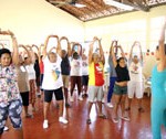 Idosos participam de atividades físicas no CRAS Maria Pureza - Fotos: Wellington Barreto