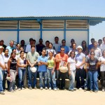 Instituições de ensino levam alunos para visitar obras do viaduto do DIA - Alunos do Cefet