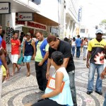 Fiscalização de vendedores ambulantes é realizada diariamente pela Prefeitura - Fotos: Wellington Barreto