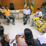Estudantes da Unit participam de audiência com prefeito Edvaldo Nogueira - Fotos: Márcio Garcez