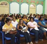 Profissionais que atuam com crianças e adolescentes discutem avanços do ECA - Fotos: Ascom/Semasc