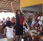 Semasc homenageia aniversariantes com atividades lúdicas do ´Agente Jovem´ - Fotos: Ascom/Semasc