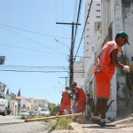 Emsurb realiza mutirão de limpeza nos bairros da cidade - Fotos: Sílvio Rocha