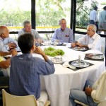 Prefeito participa de almoço com a diretoria da Fies - Fotos: Lúcio Telles