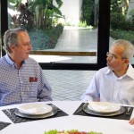Prefeito participa de almoço com a diretoria da Fies - Fotos: Lúcio Telles