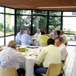 Prefeito participa de almoço com a diretoria da Fies - Fotos: Lúcio Telles