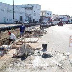 Prefeitura inicia recuperação da mureta do canal da Airton Teles - Fotos: Márcio Garcez